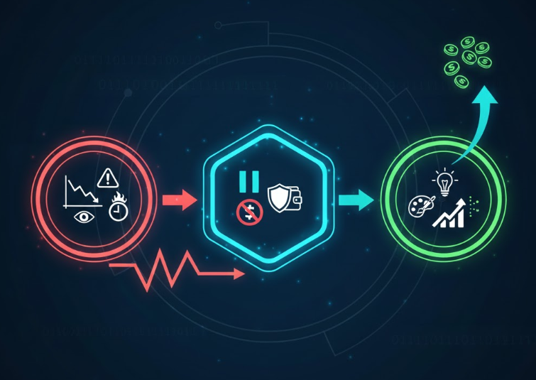 Diagrama que muestra el flujo de trabajo autónomo del Sistema BOOST, desde la entrada de datos hasta la ejecución de acciones (pausar, rotar, escalar) por parte de los Workers de Python.
